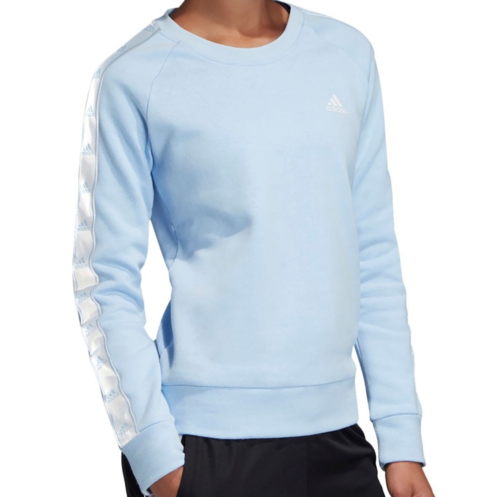 Adidas Women’s Tiro Tape Crewneck Sweatshirt